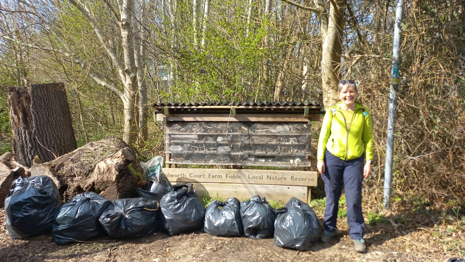 Our March 2025 litter pick, Photo: Barbara C © 2025